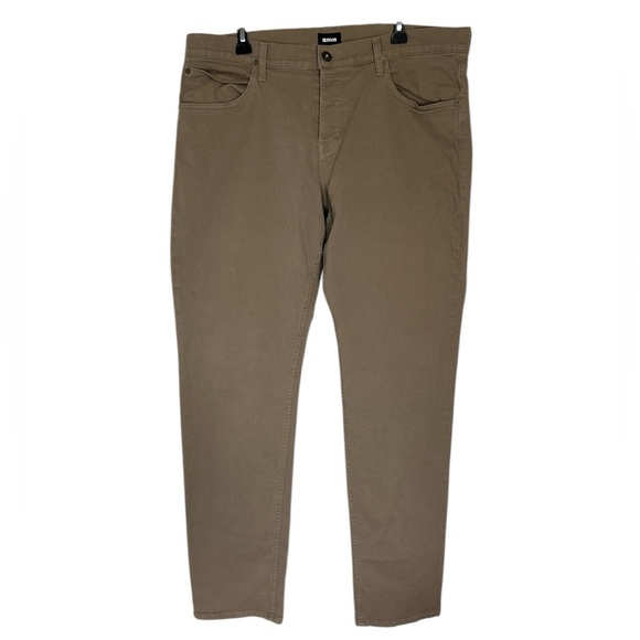 Hudson Jeans Brown Slim Fit Versatile Style Khaki Jeans size 38 - Picture 6 of 7